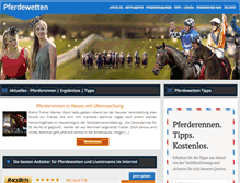 Tablet Screenshot of pferdewetten-online.net